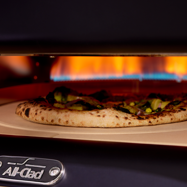 All Clad 16" Outdoor Rotating Stone Gas Pizza Oven