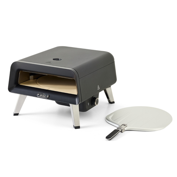 all clad 16" Outdoor Rotating Stone Gas Pizza Oven