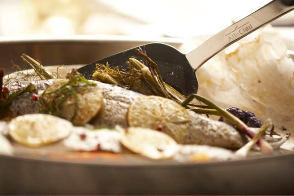 All Clad Cook & Serve; Stainless Steel Pie Server