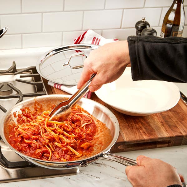 All Clad Cook & Serve Stainless Steel Tongs