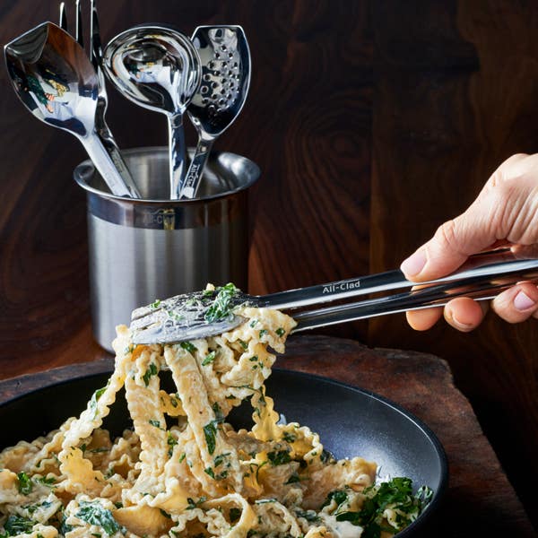 All Clad Cook & Serve Stainless Steel Tongs