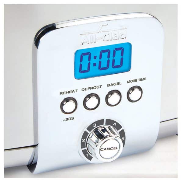 All Clad Digital Stainless Steel Toaster; 2 Slice