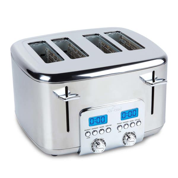 all clad Digital Stainless Steel Toaster; 4 slice