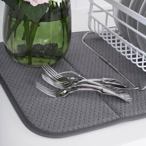 All Clad Drying Mat; Pewter