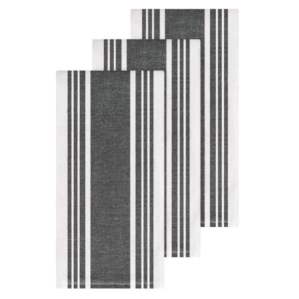 all clad Dual Kitchen Towel Set; Black; 3 pieces