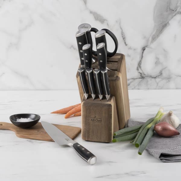 All Clad Forged Knives 12-Piece Knife Block Set