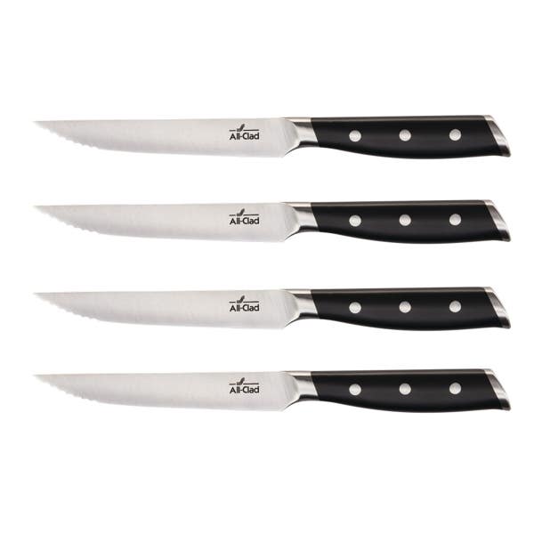 all clad Forged Knives 4-Piece Steak Knife Set