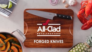 All Clad Forged Knives; Curved Paring Knife; 3 Inch