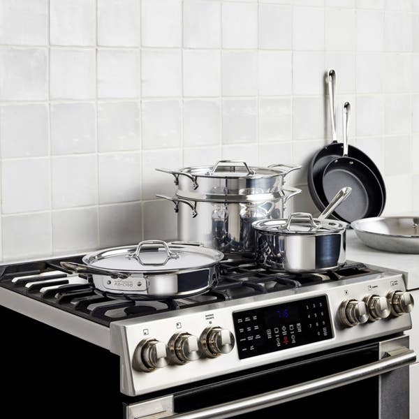 All Clad Mixed Material Cookware Set 10 Piece