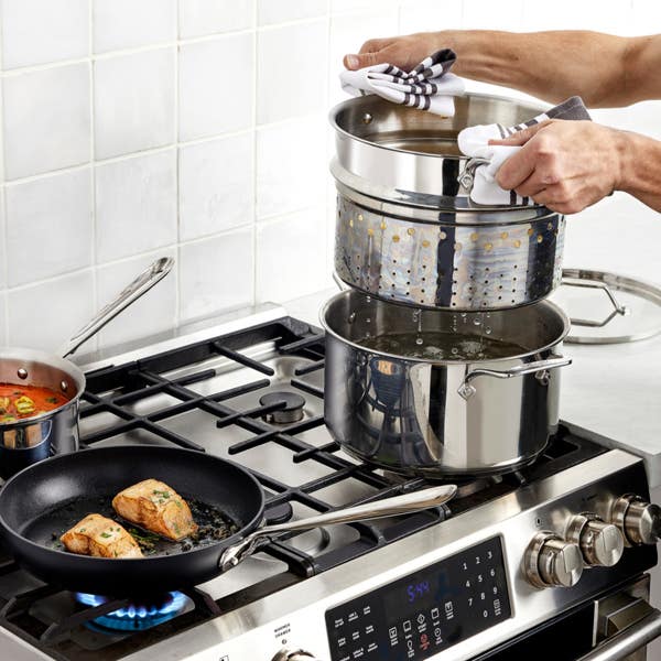 All Clad Mixed Material Cookware Set 10 Piece