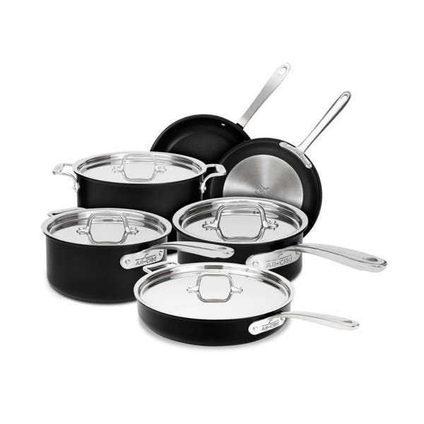 all clad NS Pro Nonstick Cookware 10 Piece Set all clad NS Pro Nonstick Cookware 10 Piece Set