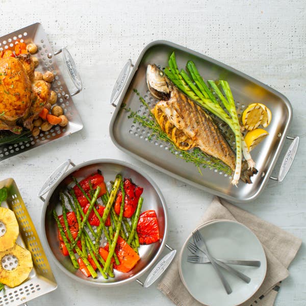 All Clad Outdoor Stainless Steel Roaster