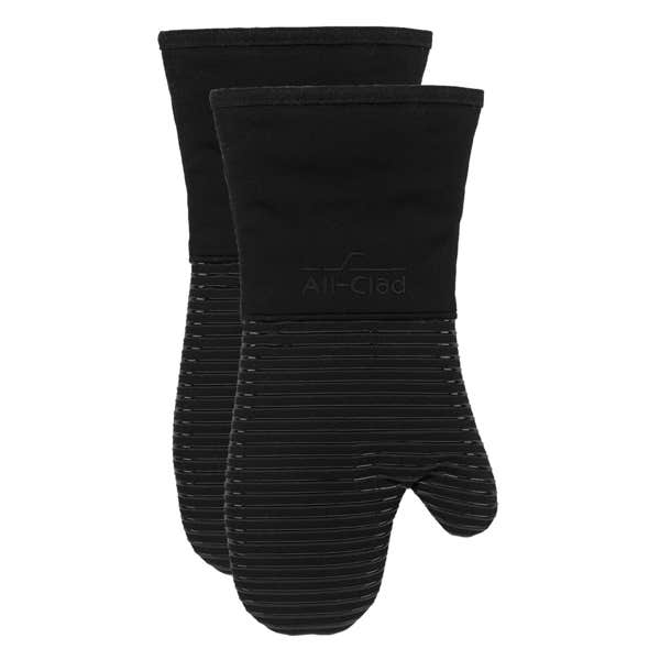 all clad Oven Mitt Set; Black; 2 pieces