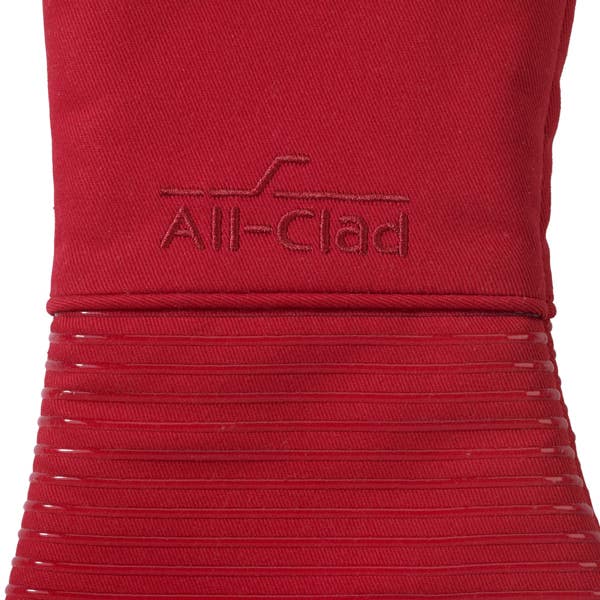 All Clad Oven Mitt Set; Chili; 2 Pieces