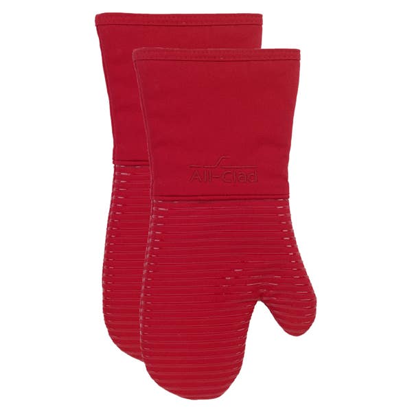 all clad Oven Mitt Set; Chili; 2 pieces