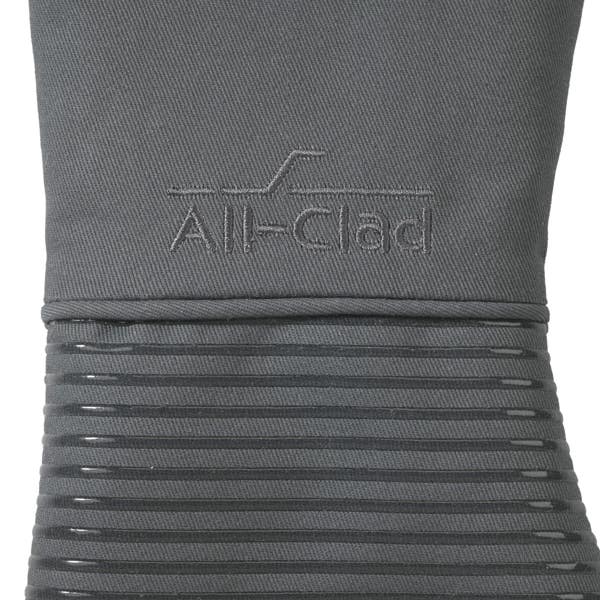 All Clad Oven Mitt Set; Pewter; 2 Pieces