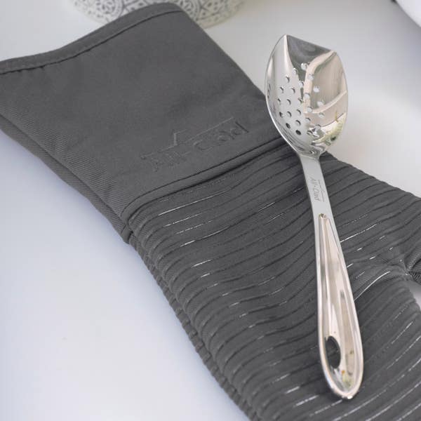 All Clad Oven Mitt Set; Pewter; 2 Pieces