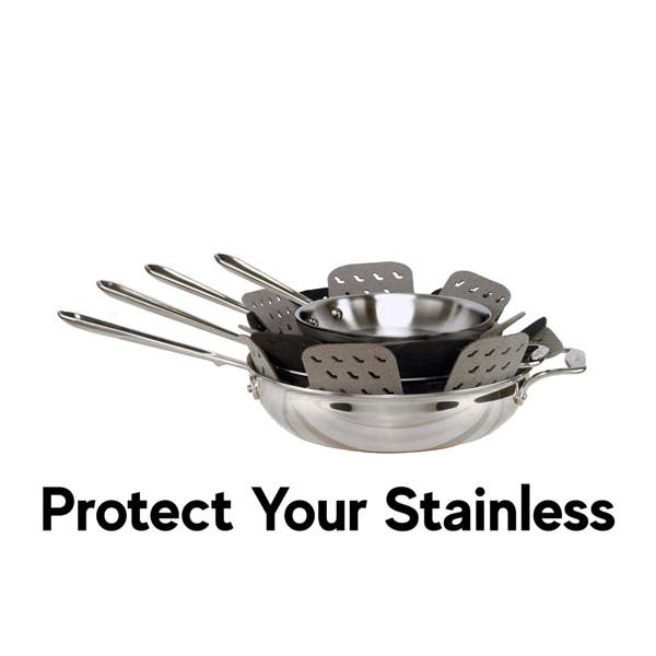All Clad Pot Protectors Set; 3 Pieces