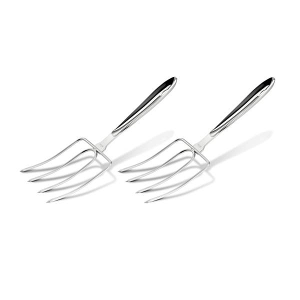 all clad Stainless Steel 2 piece Turkey Fork Set
