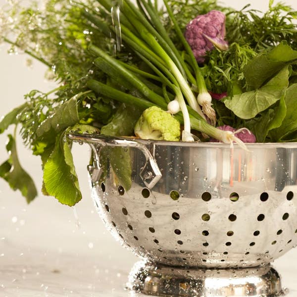 All Clad Stainless Steel Colander; 3 Quart