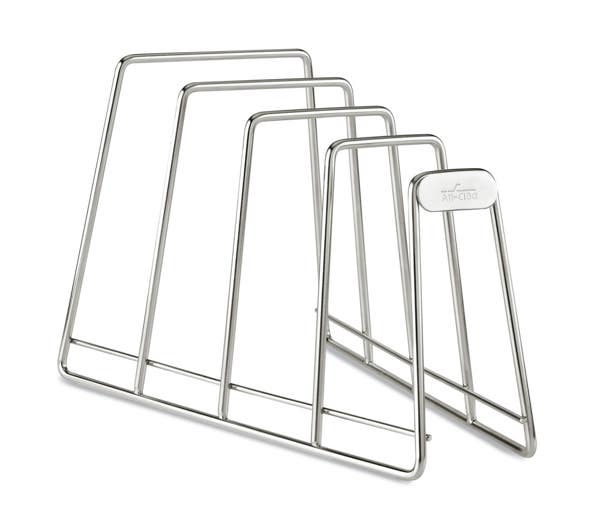 All Clad Stainless Steel Cookware Organizer; 4 Slot