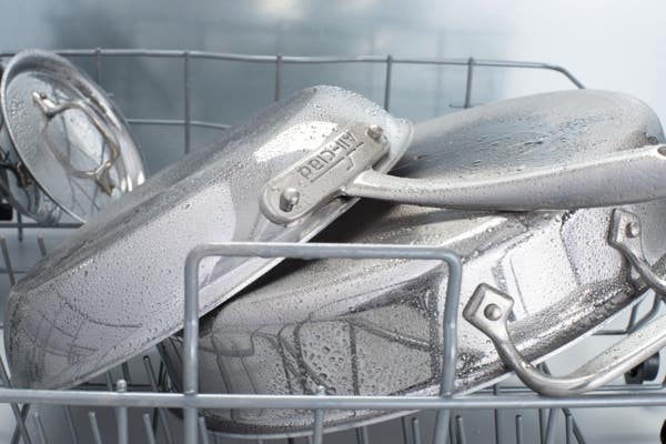 All Clad Stainless Steel Cookware Organizer; 4 Slot