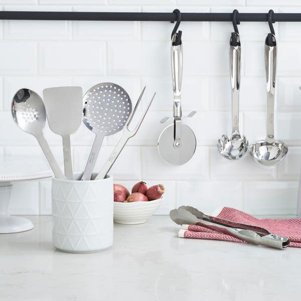 All Clad Stainless Steel Locking Tongs; 12 Inch