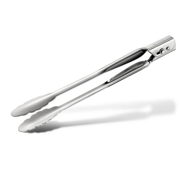 all clad Stainless Steel Locking Tongs; 12 inch