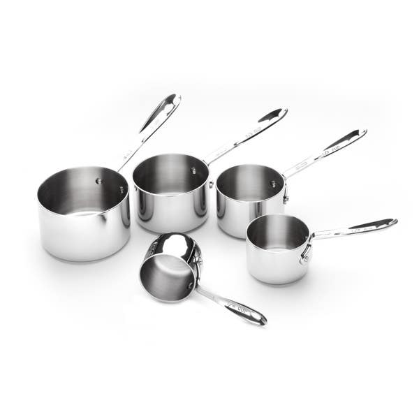 all clad Stainless Steel Measuring Cup Set 5 piece