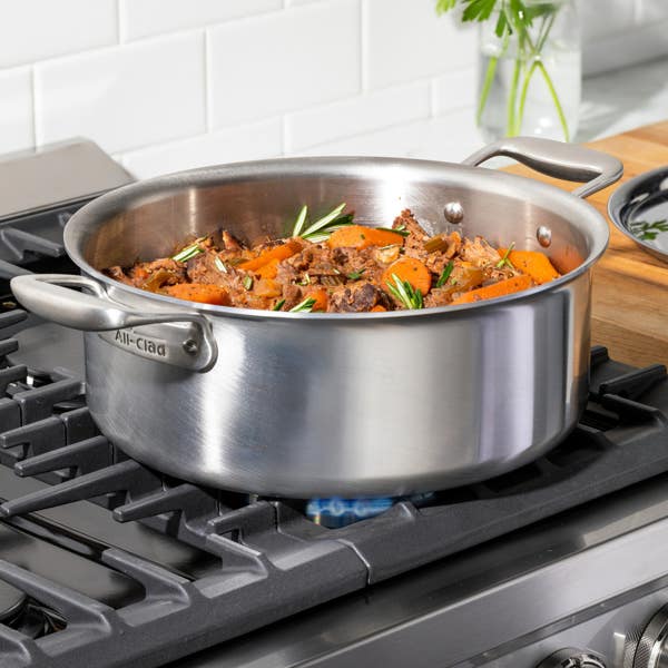 All Clad Collective Cookware; D7 Slow Cooker With Lid; 6 Quart