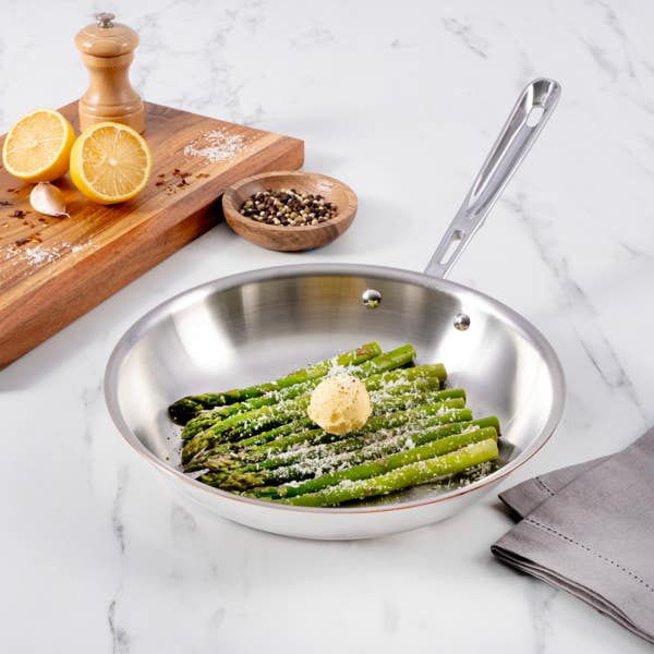 All Clad Copper Core 5-ply Bonded Cookware; Fry Pan; 12 Inch