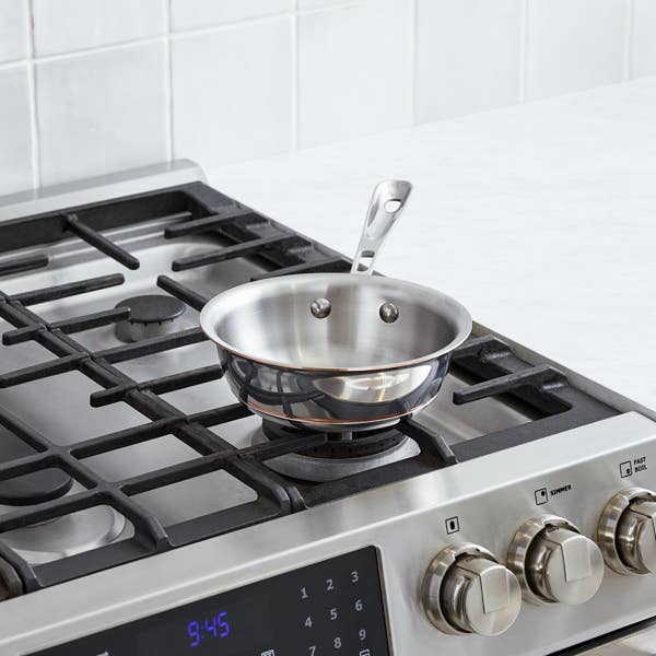 All Clad Copper Core 5-ply Bonded Cookware Saucier 1 Quart
