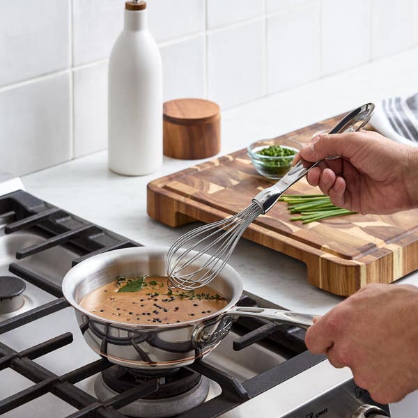 All Clad Copper Core 5-ply Bonded Cookware Saucier 1 Quart