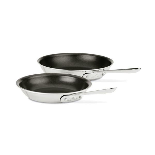 all clad D3 Pro Nonstick 3-ply Bonded Cookware Fry pan Set 8 and 10 inch