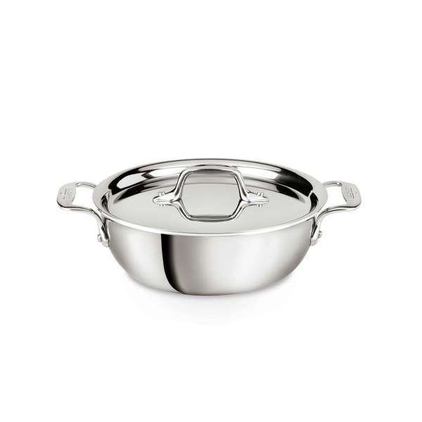all clad D3 Stainless 3-ply Bonded Cookware Cassoulet 2 quart