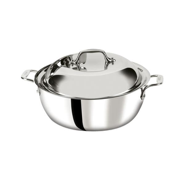 all clad D3 Stainless 3-ply Bonded Cookware Dutch Oven 5.5 quart