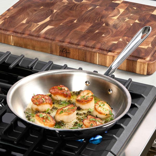 All Clad D3 Stainless 3-ply Bonded Cookware Fry Pan 10 Inch