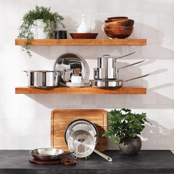 All Clad D3 Stainless 3-ply Bonded Cookware Skillet 7.5 Inch