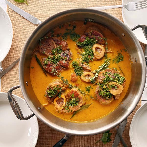 All Clad D3 Stainless Everyday 3-ply Bonded Cookware; Rondeau; 8 Quart