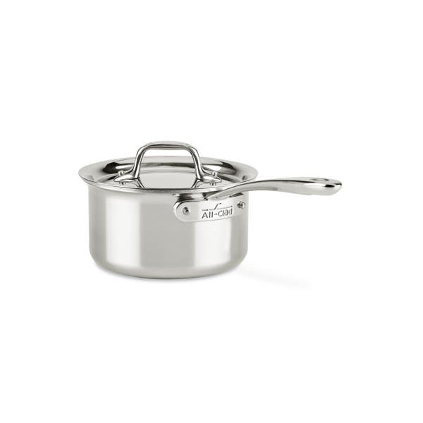 all clad D3 Stainless Everyday 3-ply Bonded Cookware; Sauce Pan with lid; 1.5 quart