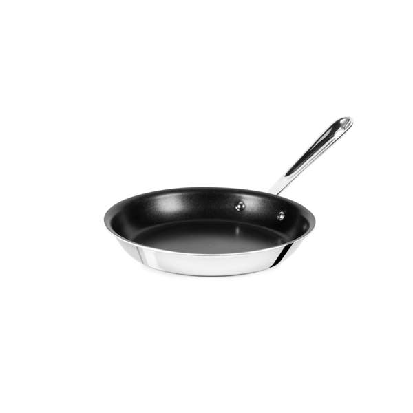 all clad D5 Polished Pro Nonstick 5-ply Bonded Cookware Egg Perfect Pan 9 inch