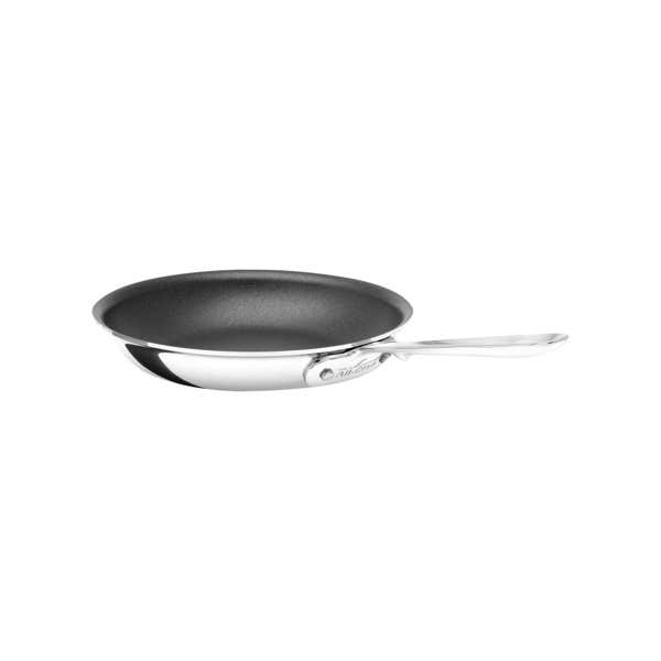 all clad D5 Polished Pro Nonstick 5-ply Bonded Cookware Fry Pan 8 inch