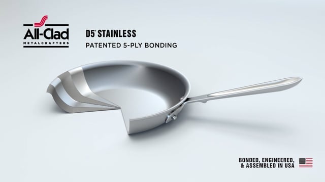 All Clad D5 Stainless Brushed 5-ply Bonded Cookware Set 4-quart Soup Pot And Ladle Set