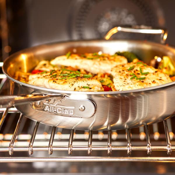 All Clad D5 Stainless Brushed 5-ply Bonded Cookware; Stockpot With Lid; 12 Quart