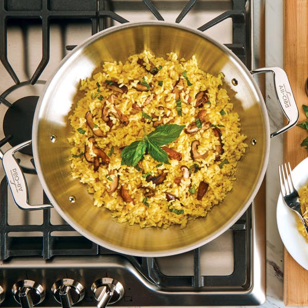 All Clad D5 Stainless Brushed 5-ply Bonded Cookware; Universal Pan With Lid; 4.5 Qt