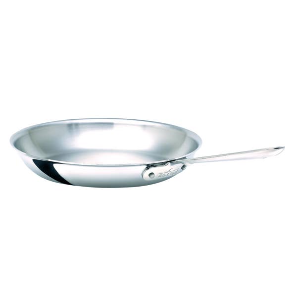 all clad D5 Stainless Polished 5-ply Bonded Cookware; Fry Pan; 12 inch