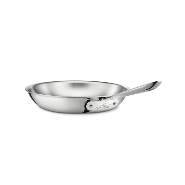 all clad D5 Stainless Polished 5-ply Bonded Cookware; Fry Pan; 8 inch