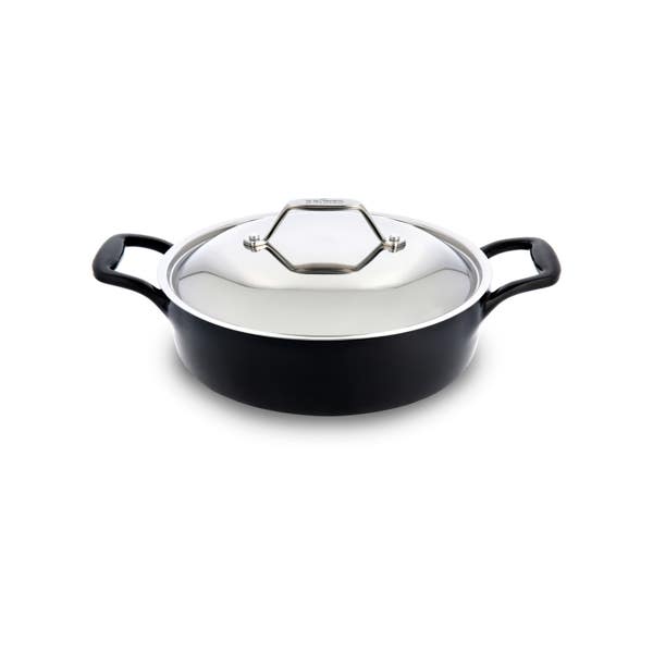 all clad Enameled Cast Iron Braiser with Lid 4 quart