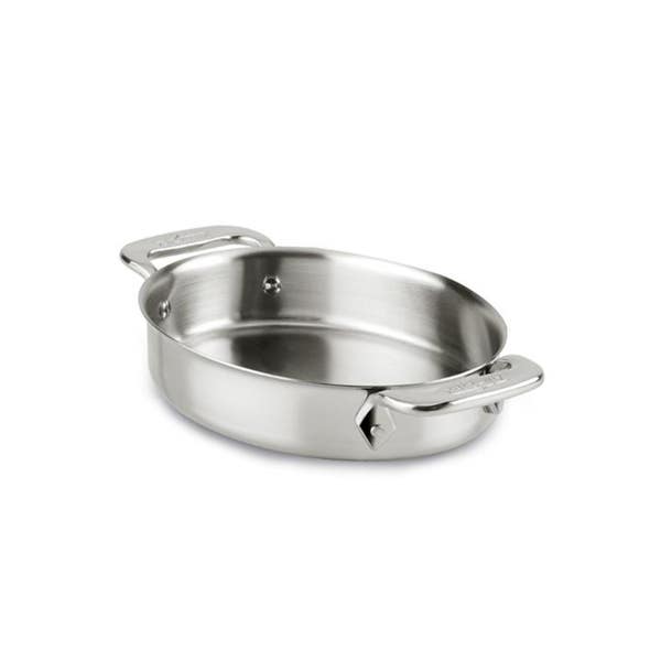 all clad Gourmet Accessories Stainless Steel Oval Baker 7 inch
