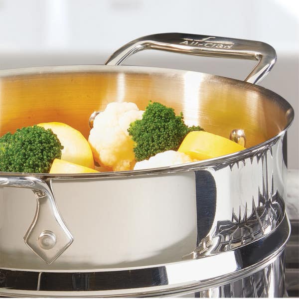 All Clad Gourmet Accessories Stainless Steel Steamer 5 Quart